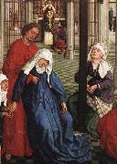 WEYDEN, Rogier van der Seven Sacraments Altarpiece oil painting artist
